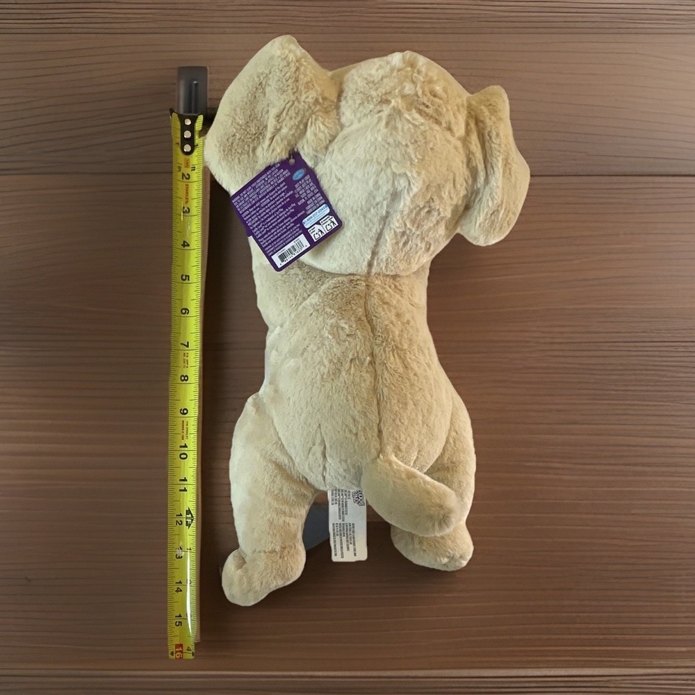 Cuddle Land Beige Puppy Dog Plush Stuffed Animal 13 in Washable w/ Tags - Picture 7 of 7